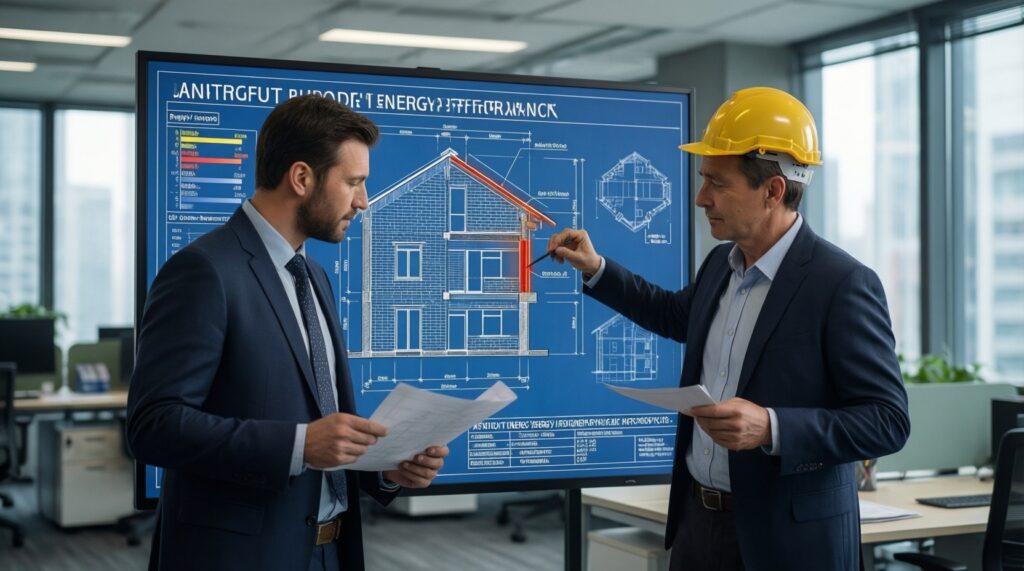 Энергоэффективность и устойчивое строительство - иллюстрация