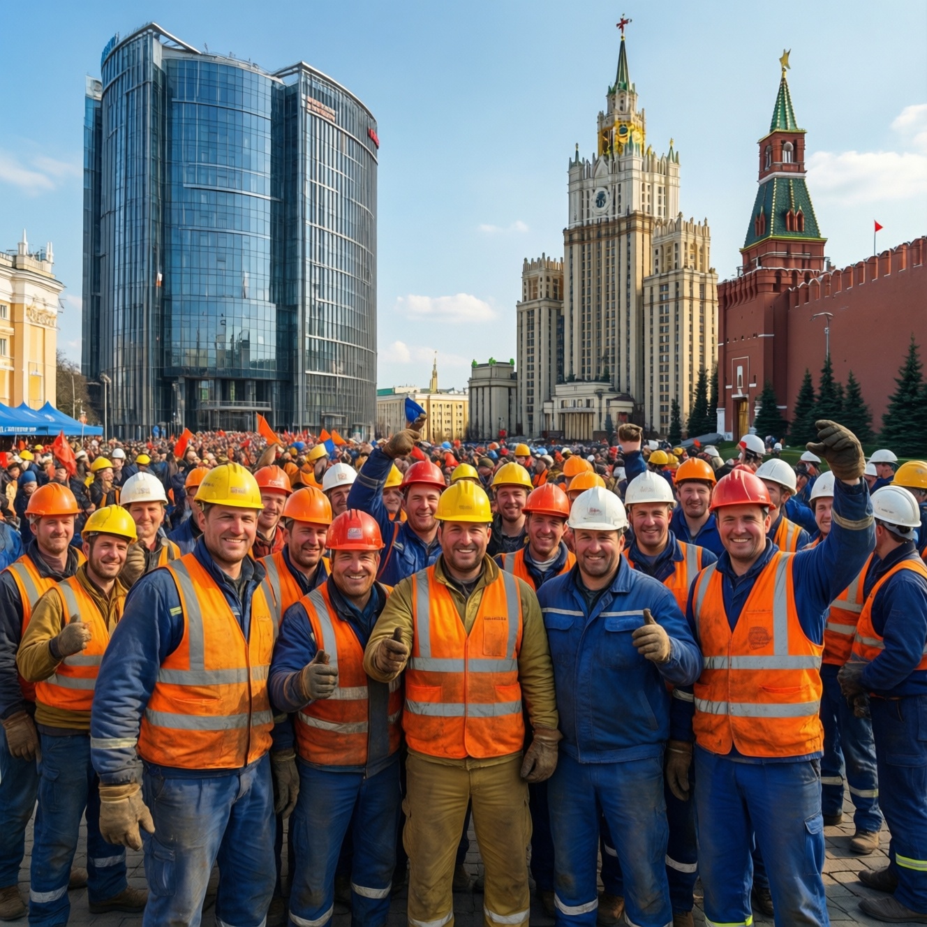 День строителя в России: история праздника и развитие отрасли к 70-летию