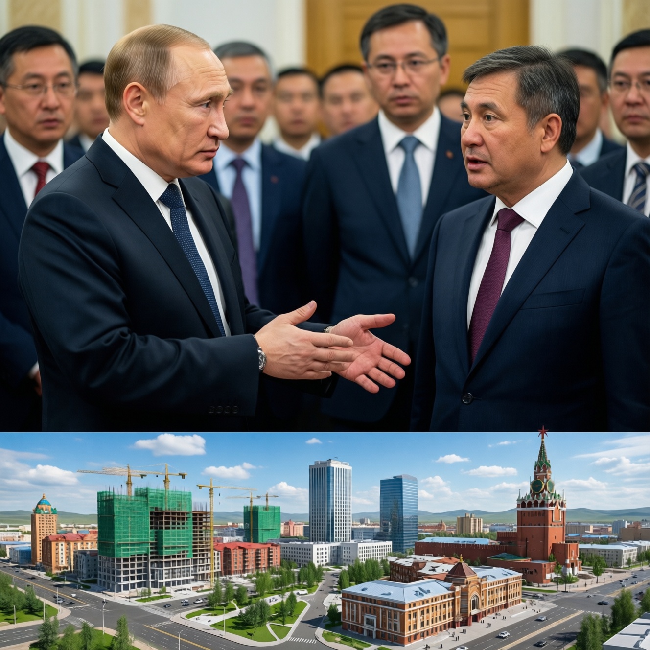 Путин назвал градостроителей и строителей создателями культурного кода России
